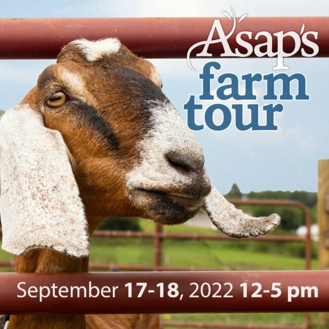 ASAP's Farm Tour, Sept. 17-18