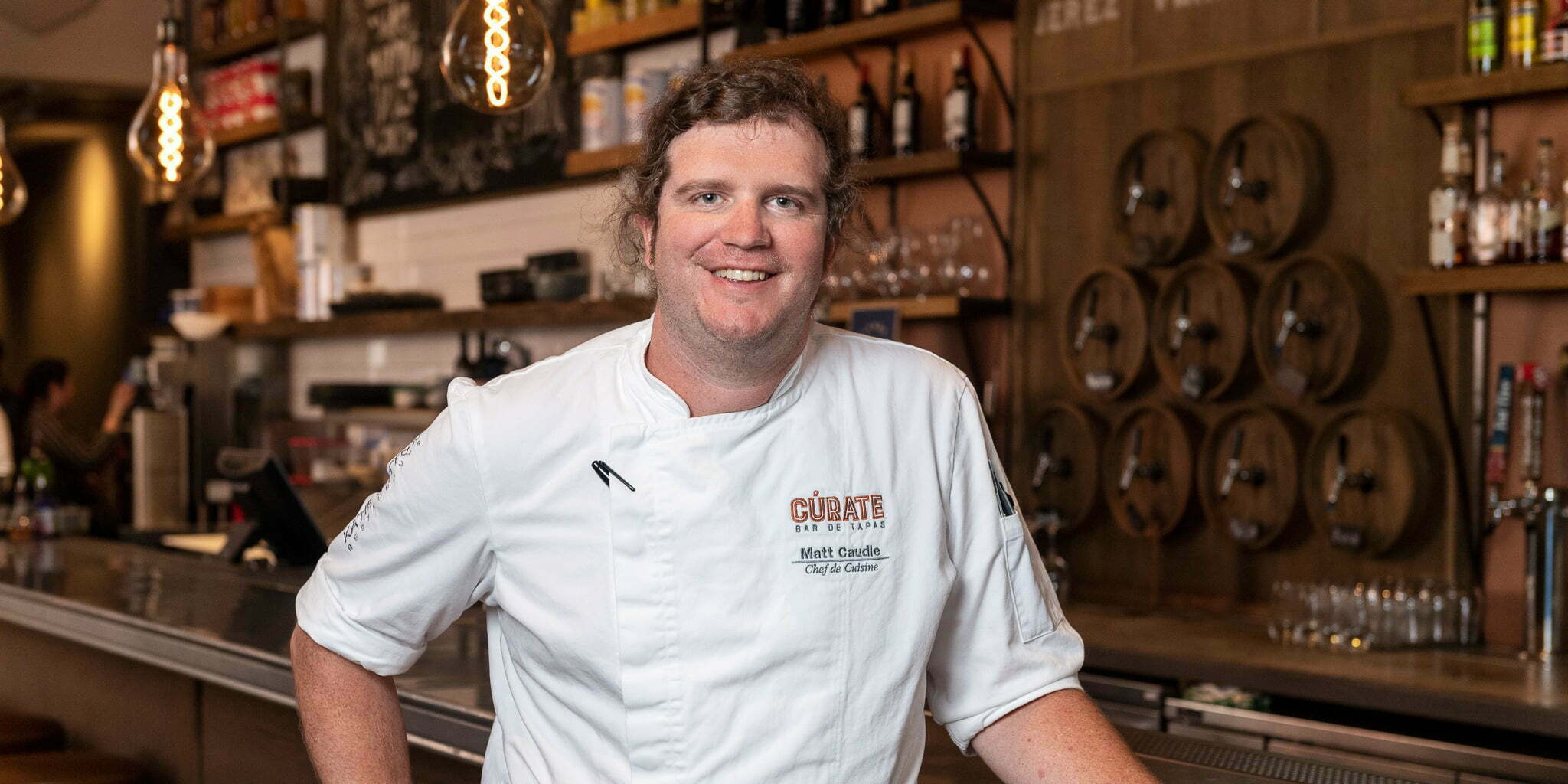 Matt Caudle, chef de cuisine at Curate, photo by Evan Sung