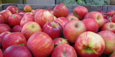 apples at market