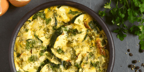 summer squash frittata