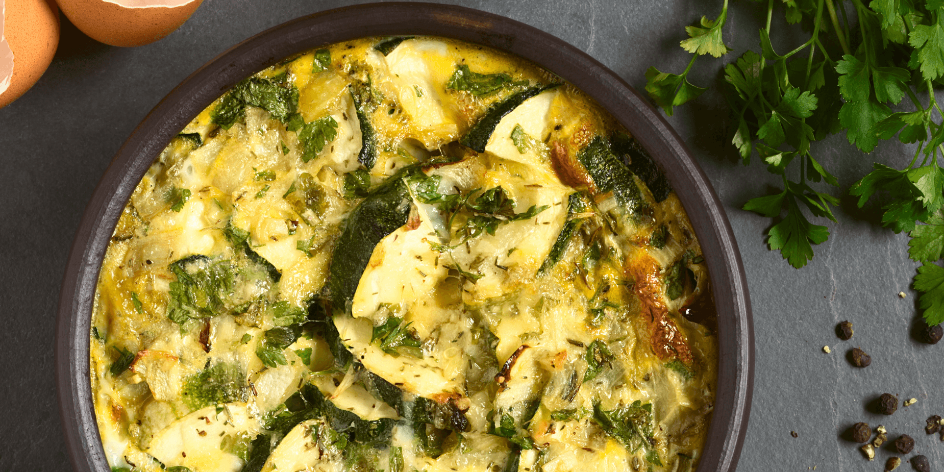 summer squash frittata