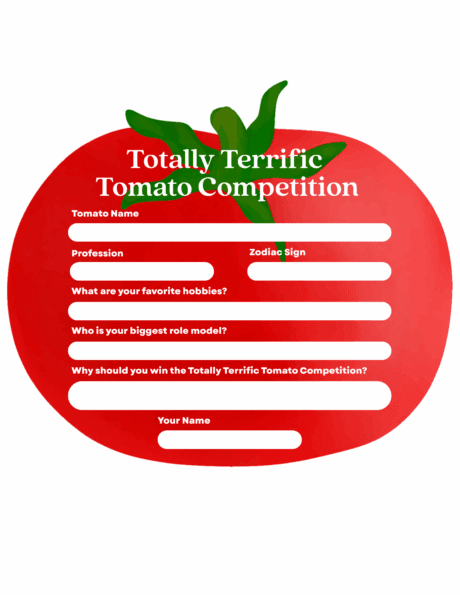 Tomato competition